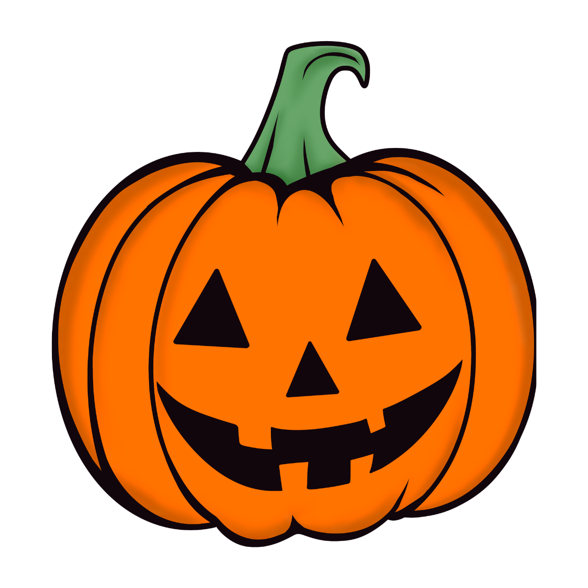 Halloween Pumpkin Left